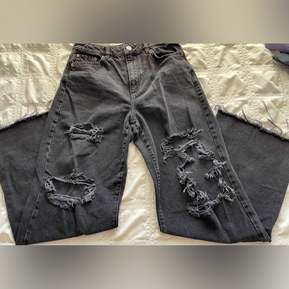 Garage Denim Wide Street Leg Pants